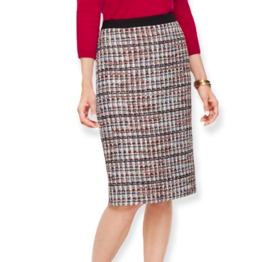 Talbots NWOT Multicolor Tweed Skirt